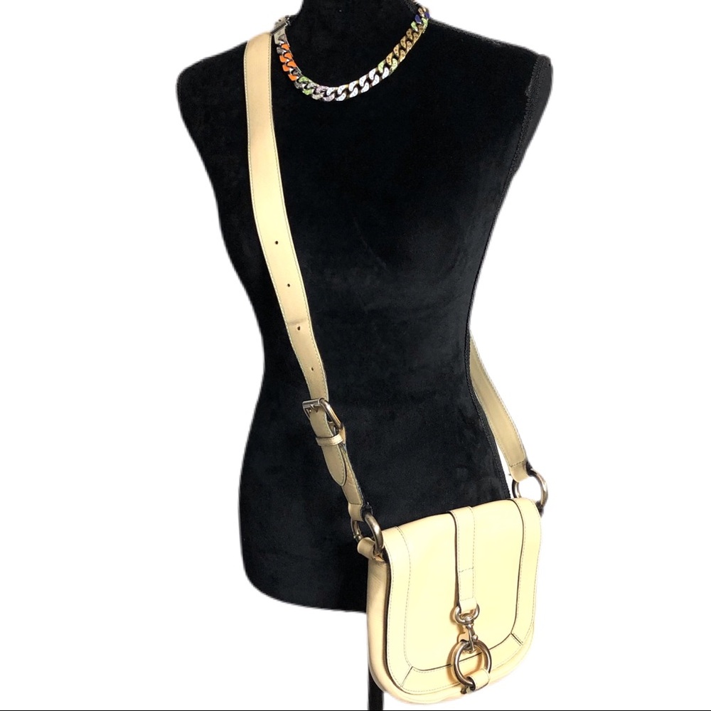 Marc Jacobs Authentic Leather Buckle Crossbody Bag - Picture 13 of 14